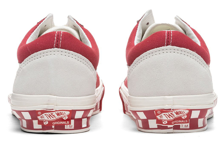 Кеды Vans Vault OG LX (красно-белые) — фото 5