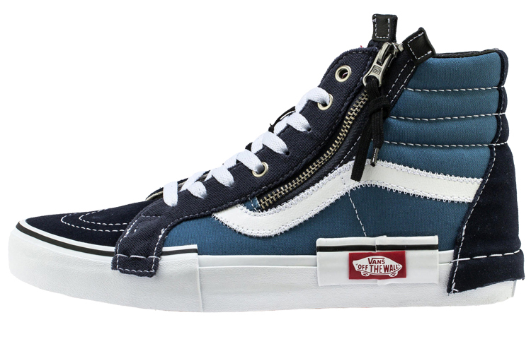 Vans SK8 Reissue CAP Suede High Top Sneakers Unisex Navy Blue