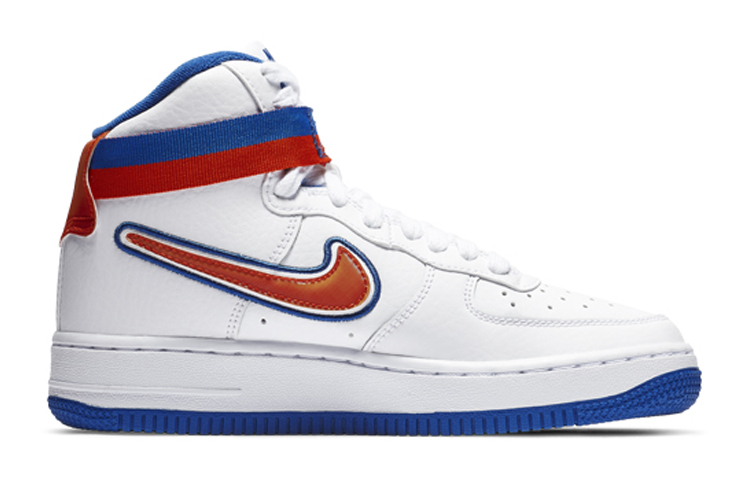 Кеды Nike Air Force 1 LV8 Sport (белый / синий / красный) — фото 2