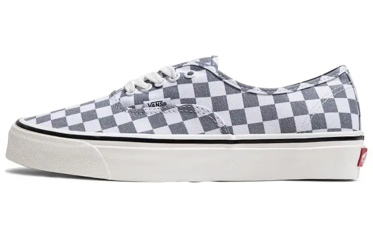 Vans Authentic 44 DX Canvas Abrasion Resistant Low top Skateboard Shoes Unisex Gray White