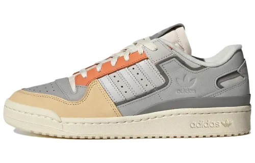 Adidas Originals FORUM Abrasion Resistant Low top Skateboard Shoes Men's Smoke Gray