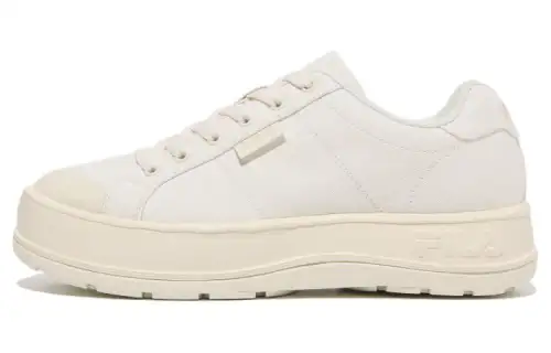 FILA Rules V2 CV Abrasion Resistant Breathable Low top Skateboard Shoes Women's Beige
