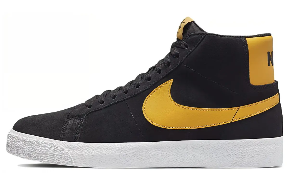 Nike Sb Zoom Blazer Mid Black University Gold