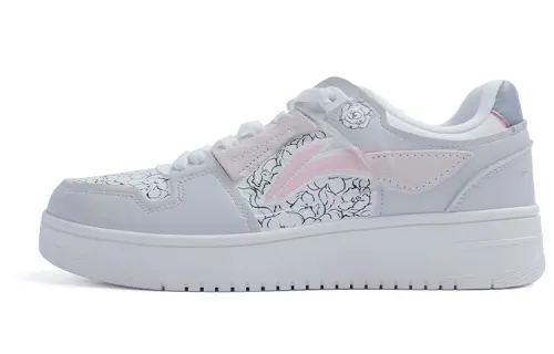 Li Ning Tianji Low top Skateboard Shoes Women's Gray White