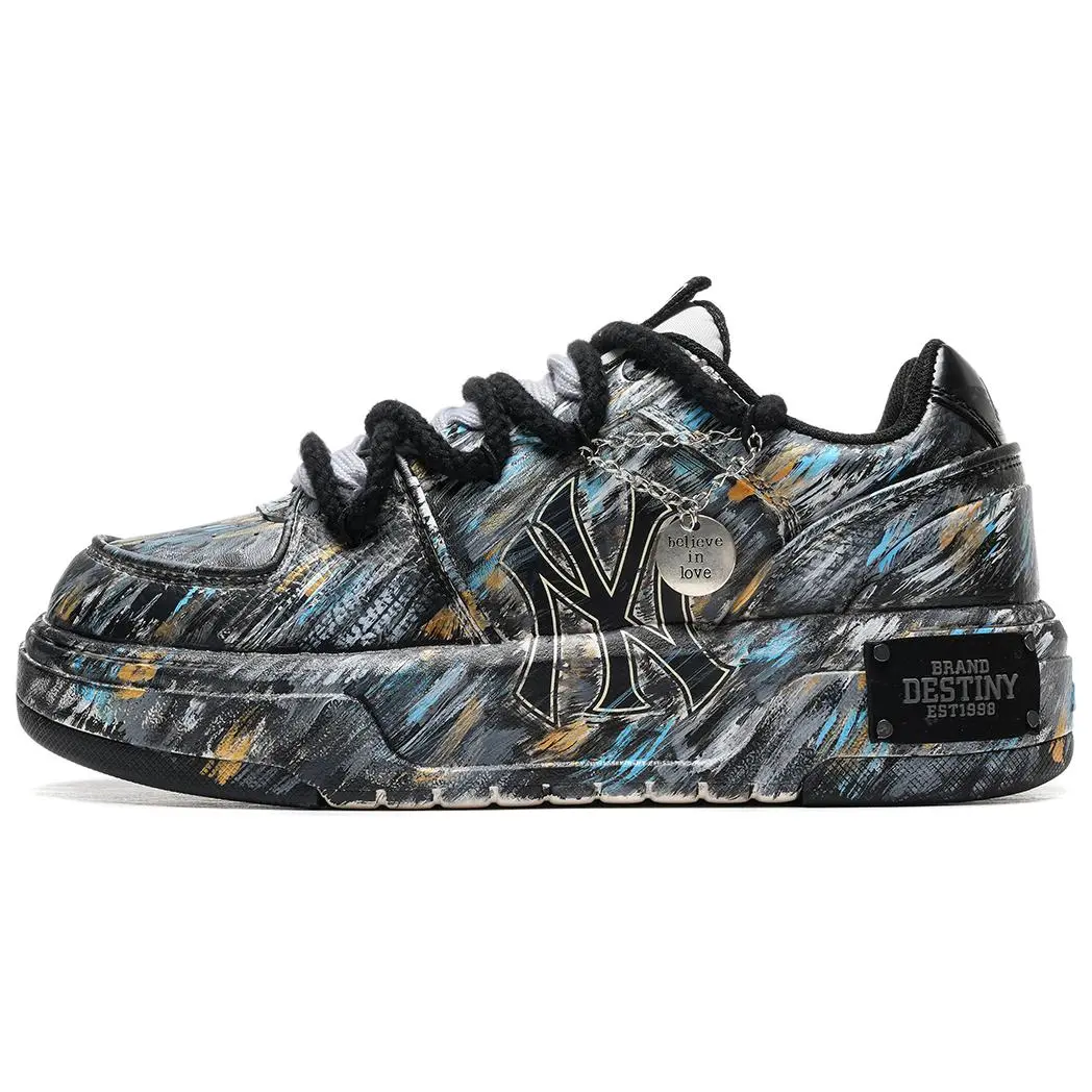 MLB Chunky Liner Desolate Dark Realm, Deconstructed Double Shoelace Slip Resistant Abrasion Resistant Low top