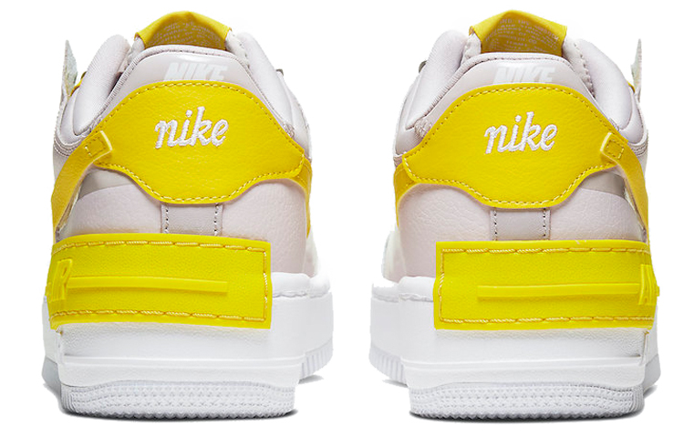 Женские кроссовки Nike Air Force 1 Shadow (белыйжелтыйрозовый) — Белыйжёлтыйрозовый — фото 5