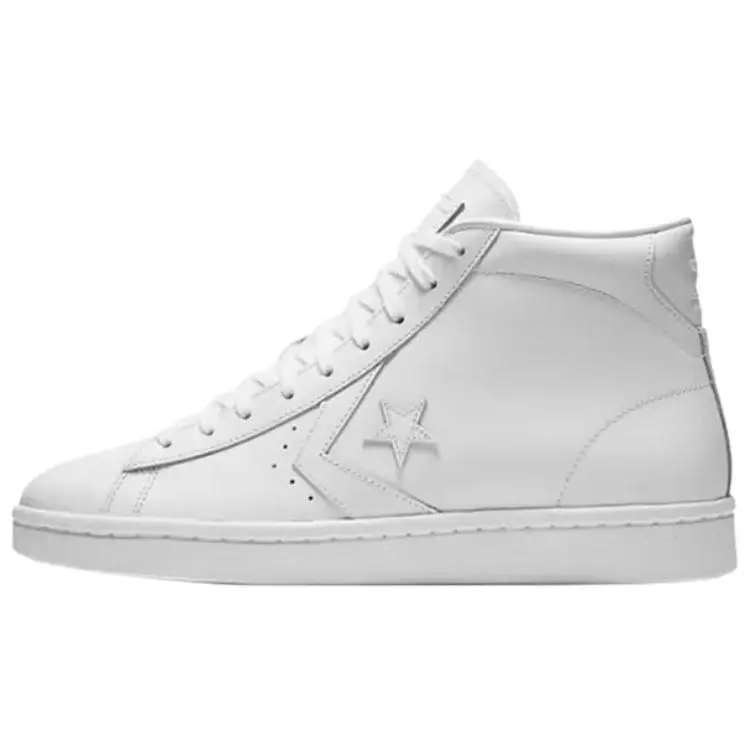 Converse Cons Pro Leather Mid top Skateboard Shoes Unisex White