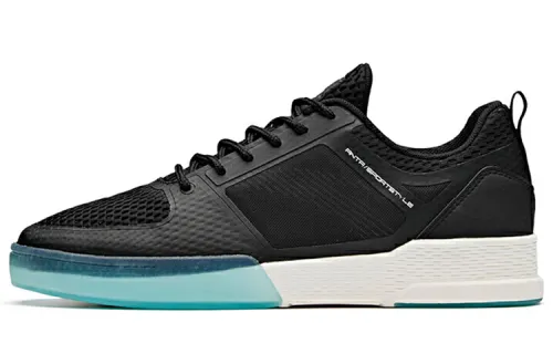 Anta Textile, Synthetic Leather, Mesh Coverage Slip Resistant And Breathable Low top Skateboard Shoes Men's
