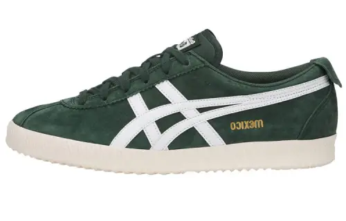 Onitsuka Tiger Delegation Slip Resistant Abrasion Resistant Low top Skateboard Shoes Unisex Green