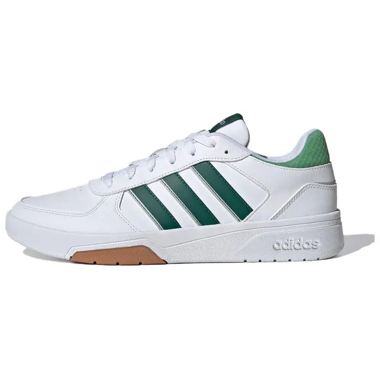 Adidas Courtbeat Beat Comfortable Low top Skateboard Shoes Men's White Green