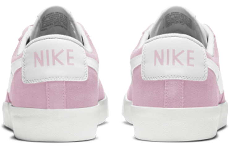 Мужские кеды Nike Blazer (розовый / белый) — фото 5