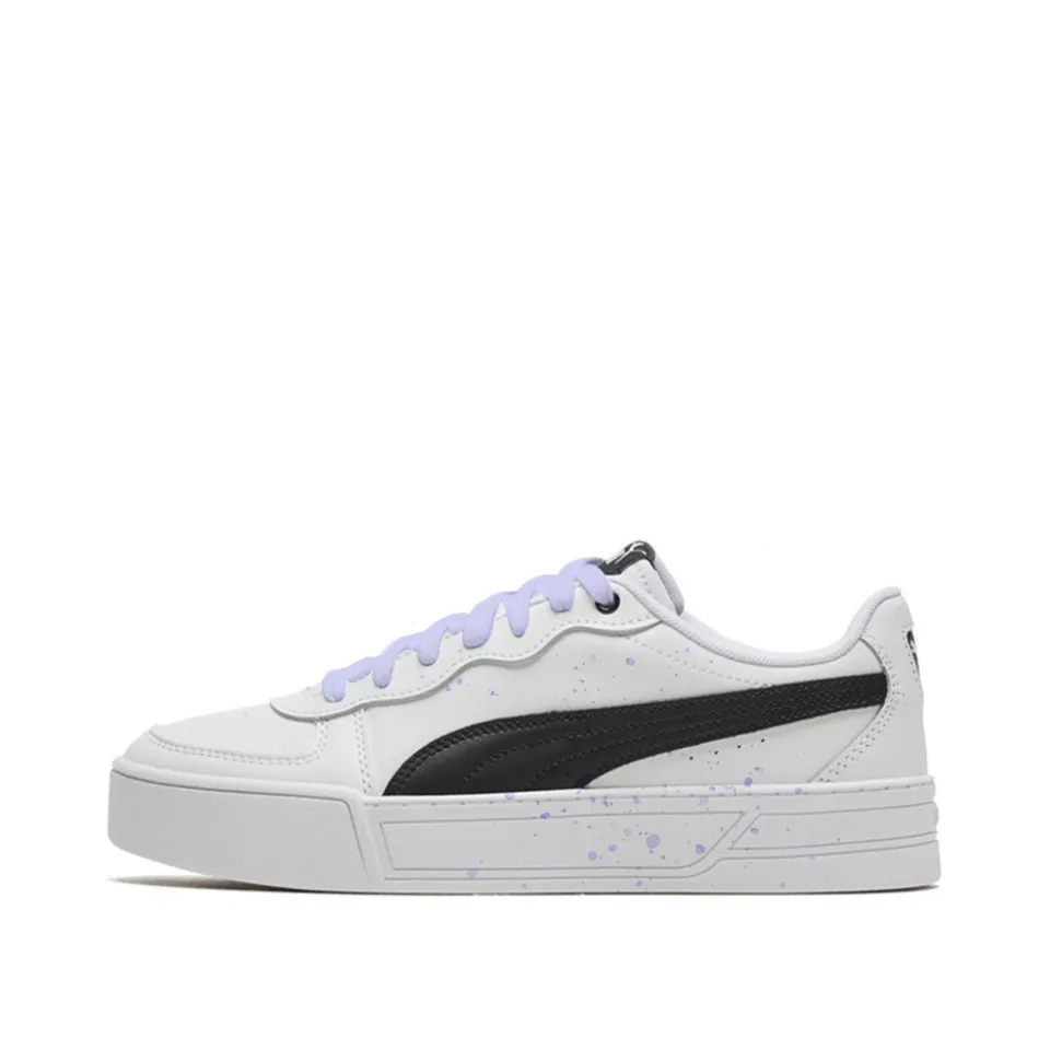 PUMA Skye Whale Heart, Purple Grass Slip Resistant, Lightweight, And Breathable Low top Skateboard Shoes Women's