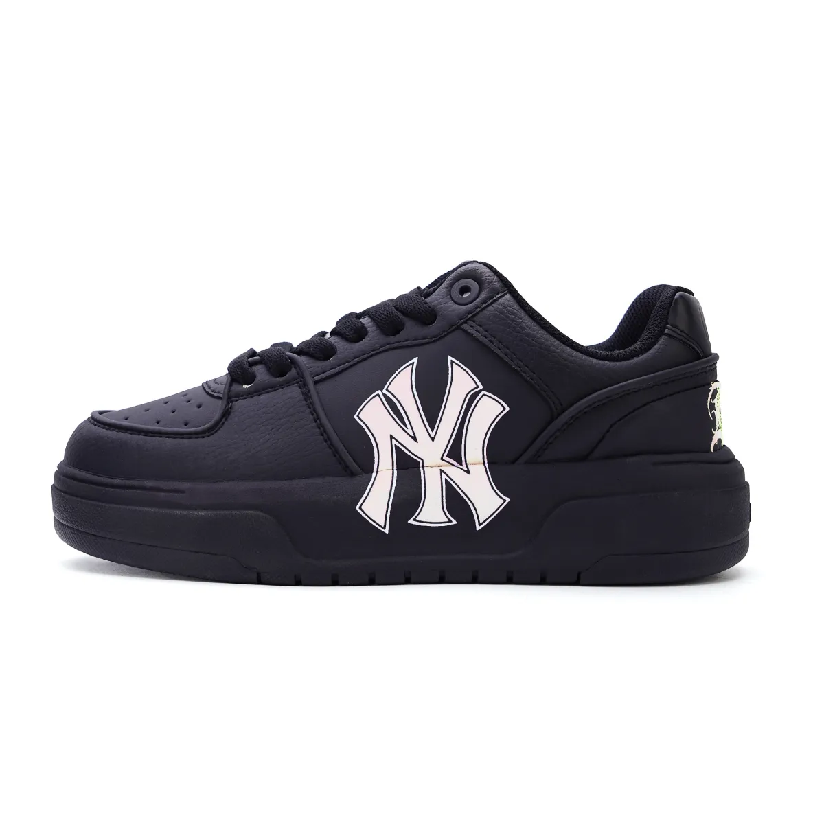 MLB Chunky Liner Slip Resistant Height Increasing Low top Skateboard Shoes Unisex Black