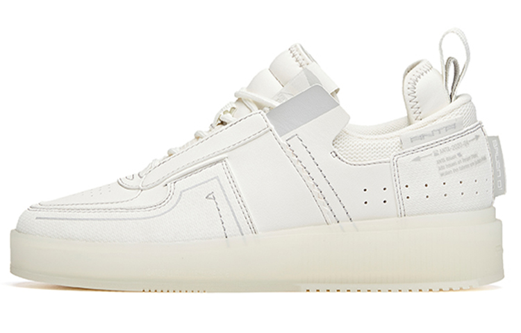 Anta Life Collection Trendy Low top Skateboard Shoes Women's White Gray