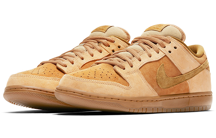 Кеды Nike Dunk SB Wheat (желтые) — Жёлтый — фото 2