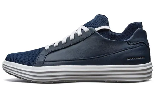 Skechers Shogun Skateboard Shoes Men's Low Top Blue/White