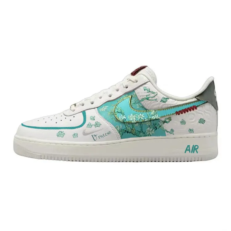 Nike Air Force 1 Skateboard Shoes Unisex Low Top Green/White