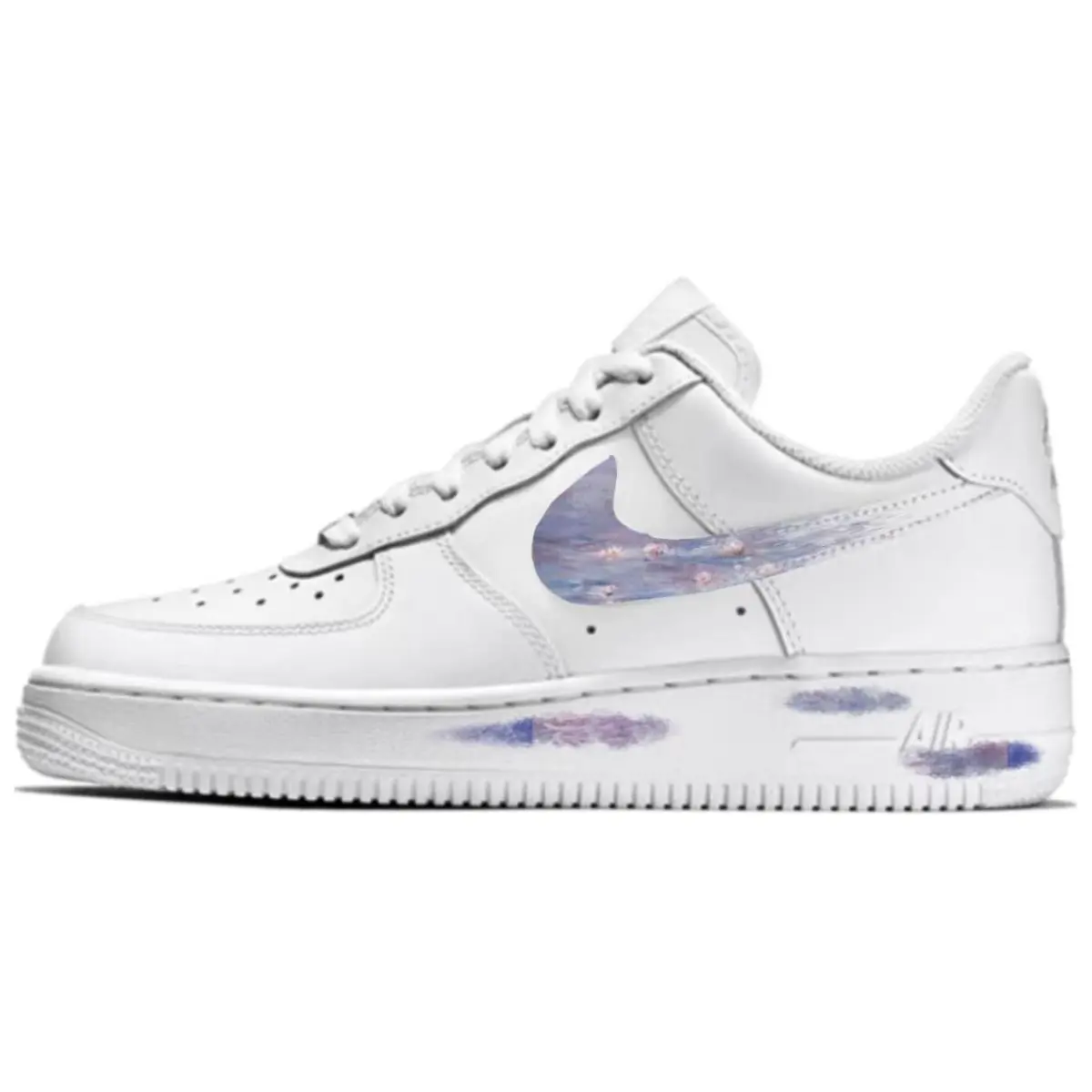 Nike Air Force 1 Monet, Artistic Classic And Versatile Coverage Slip Resistant Abrasion Resistant