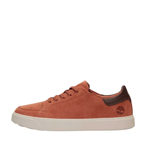 Timberland Emerson Street Leather Low top Skateboard Shoes Men's Red Brown