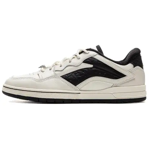 BILLIONAIRE BOYS CLUB x Li Ning Fashion Trend Abrasion Resistant Low top Skateboard Shoes Unisex Black White