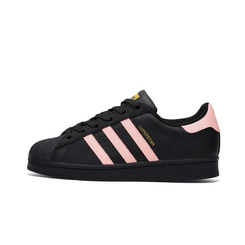 Adidas Originals SUPERSTAR Slip Resistant Abrasion Resistant Low top Skateboard Shoes Unisex Black