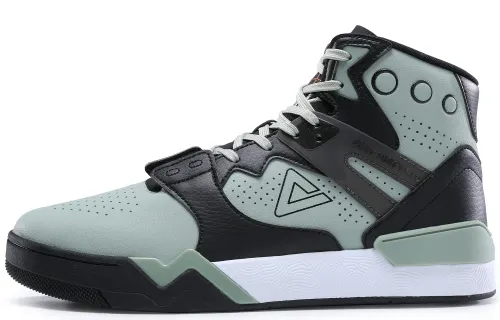PEAK Taichi 910 High top Skateboard Shoes Men's Fruit Green