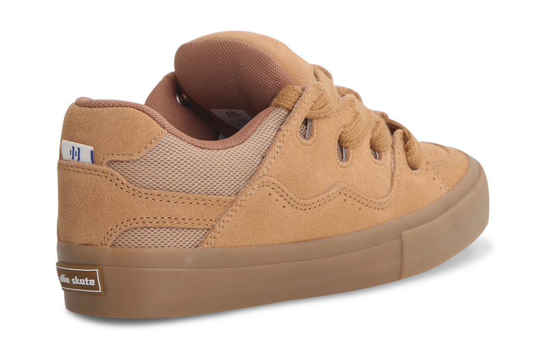 Ollieskate Slip Resistant Cushioning Abrasion Resistant Skateboard Shoes Unisex Wheat