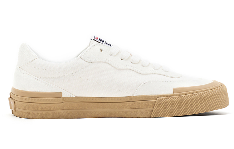 Vision Street Wear Flat Top Low top Skateboard Shoes Unisex Ecru