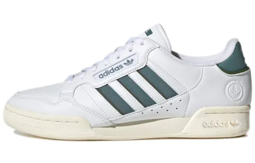 Adidas Originals Continental Coverage Abrasion Resistant Low top Skateboard Shoes Unisex White Blue
