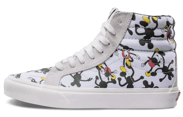 Vans Disney X Geoff McFetridge X SK8 Hi Mickey's 90th