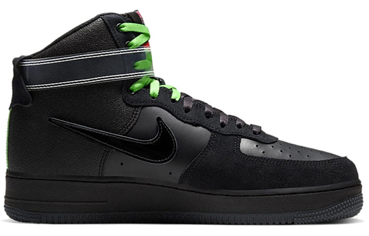 Кроссовки Lauren Halsey x Nike Air Force 1 High "Summaeverythang" (черные) — Чёрный — фото 2