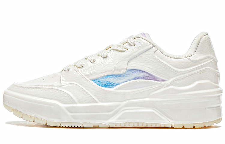 Li Ning RSR 101 Low top Skateboard Shoes Women's Mist White