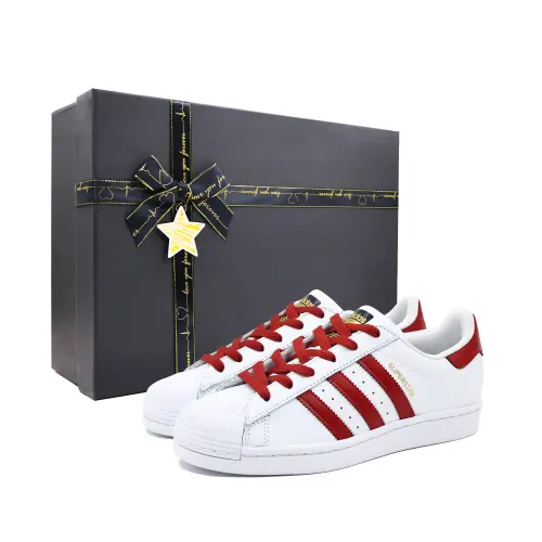 Adidas Originals SUPERSTAR Red Letter Of Love Slip Resistant Abrasion Resistant Slip Resistant Abrasion Resistant