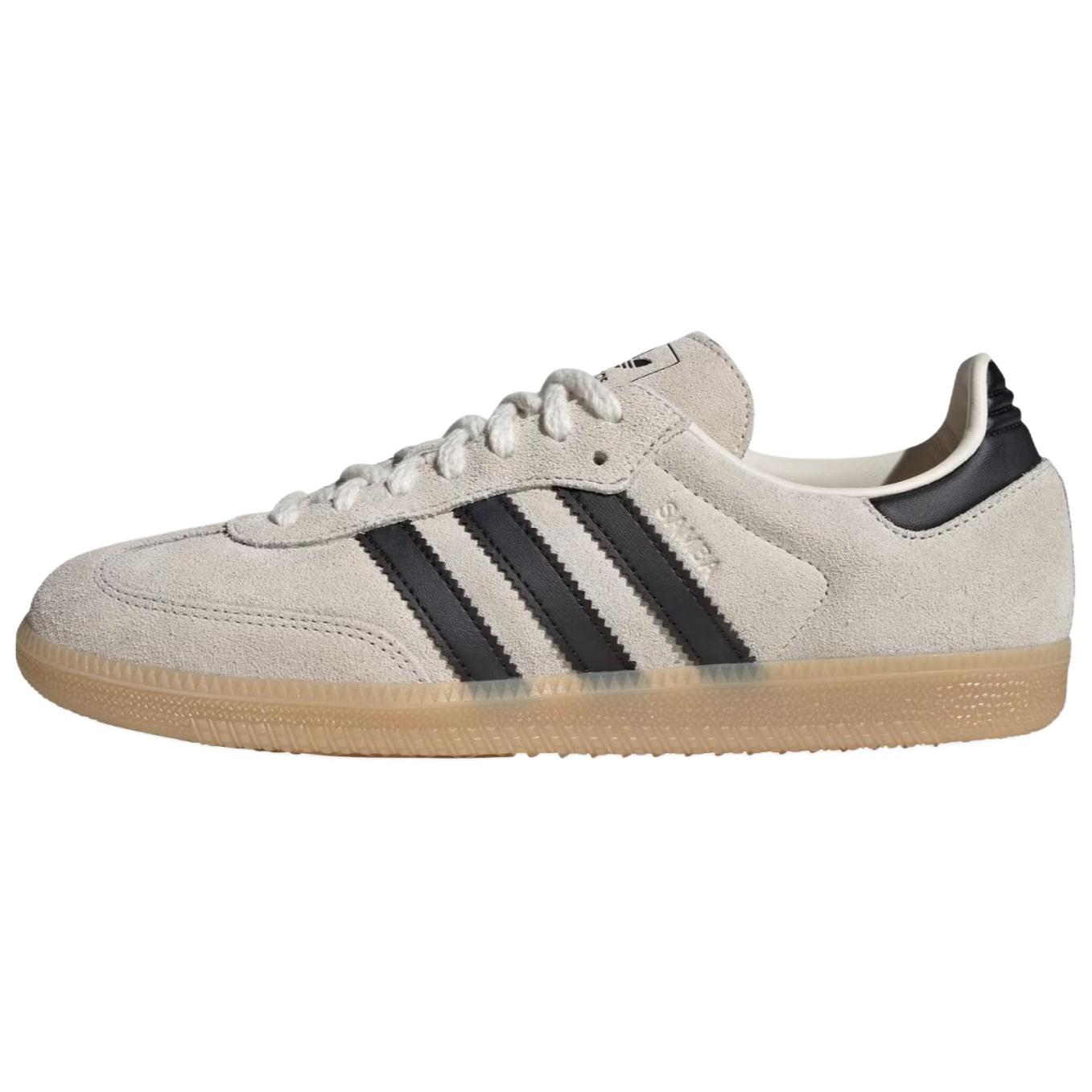 Adidas Originals SAMBA OG Abrasion Resistant Abrasion Resistant Low top Skateboard Shoes Men's Beige