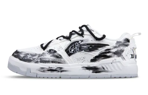 Li Ning Original Era Slip Resistant Abrasion Resistant Slip Resistant Abrasion Resistant Low top Skateboard Shoes Men's