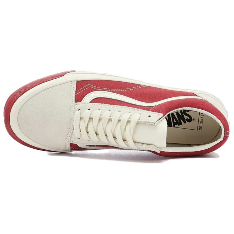 Кеды Vans Vault OG LX (красно-белые) — фото 4