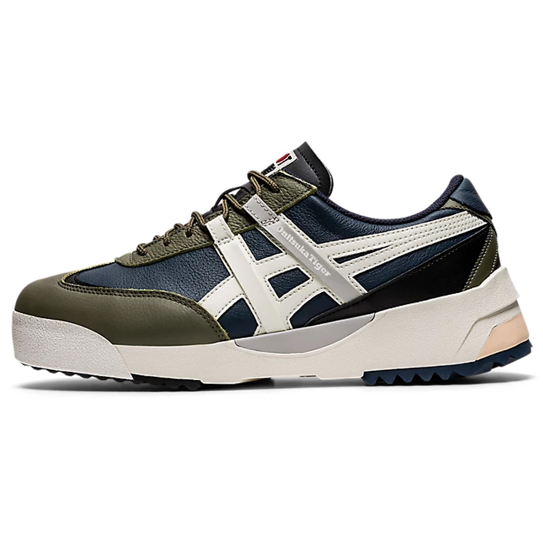 Кеды Onitsuka Onitsuka Tiger Delegation EX (бело-сине-зеленые)