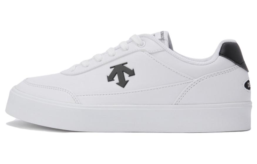 DESCENTE Synthetic Leather Low top Skateboard Shoes Unisex White