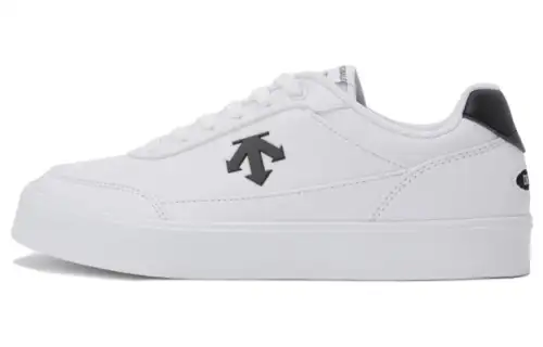 DESCENTE Vicot Synthetic Leather Low top Skateboard Shoes Unisex White