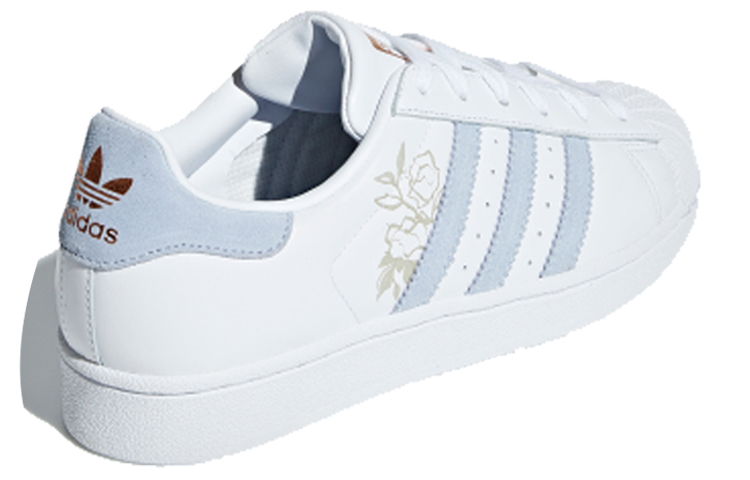 Женские кеды adidas originals Superstar (светло-синий) — фото 4