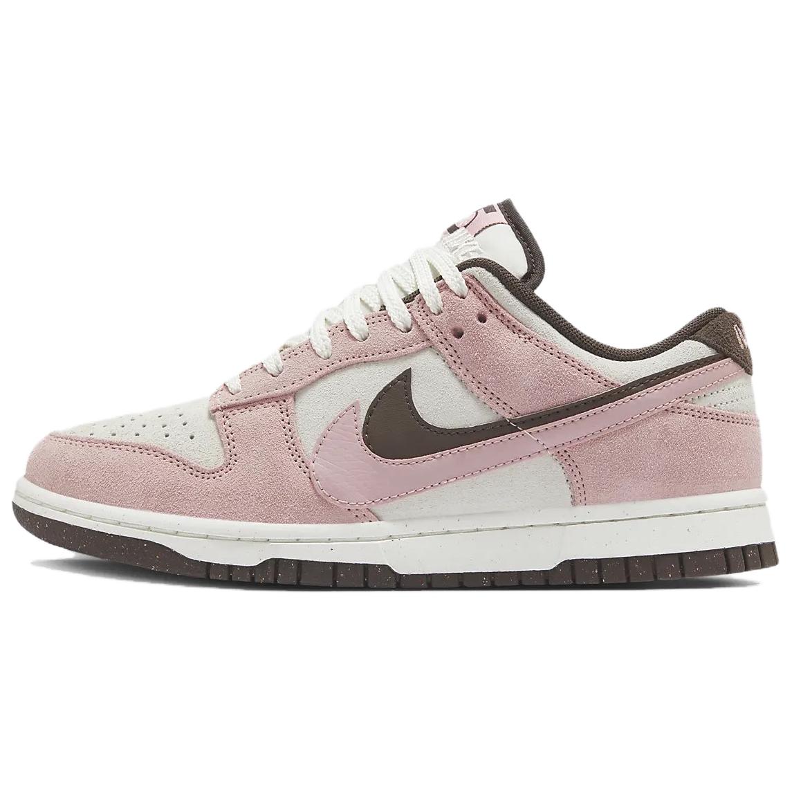 Женские кроссовки Nike Nike Dunk Low Double Swoosh (розовые)
