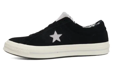 One Star Converse Low 'Tropical Black'