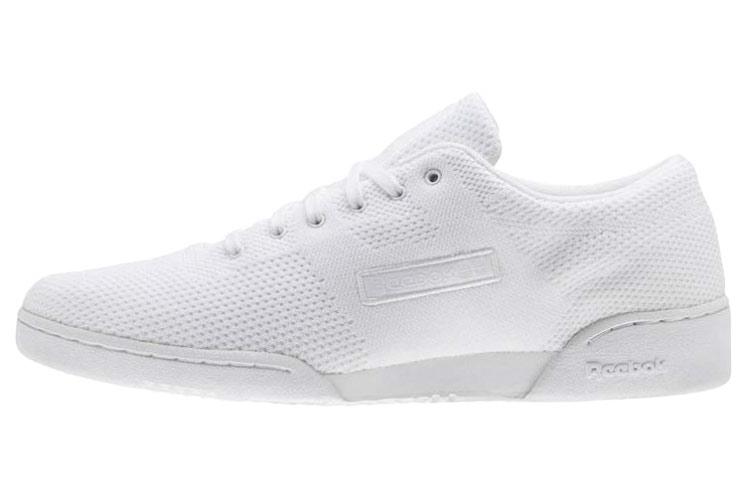 Reebok Workout Skateboard Shoes Men's Low Top White