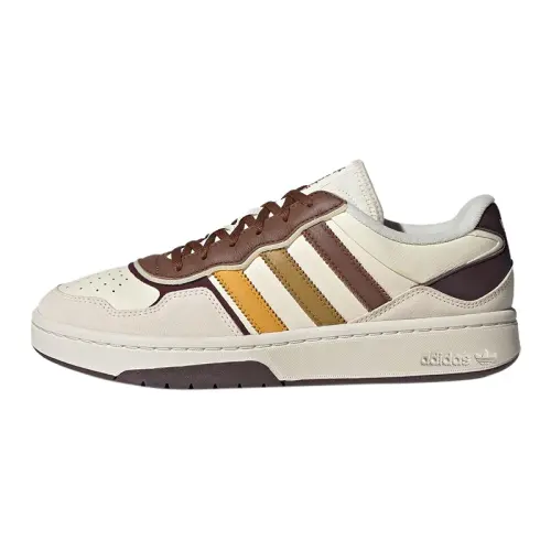 Adidas Originals Courtic Slip Resistant Abrasion Resistant Low top Skateboard Shoes Unisex White