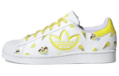 Adidas Originals Superstar 'White Yellow' Women's