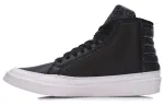 Li Ning Skateboard Shoes Women's High Top Black/White
