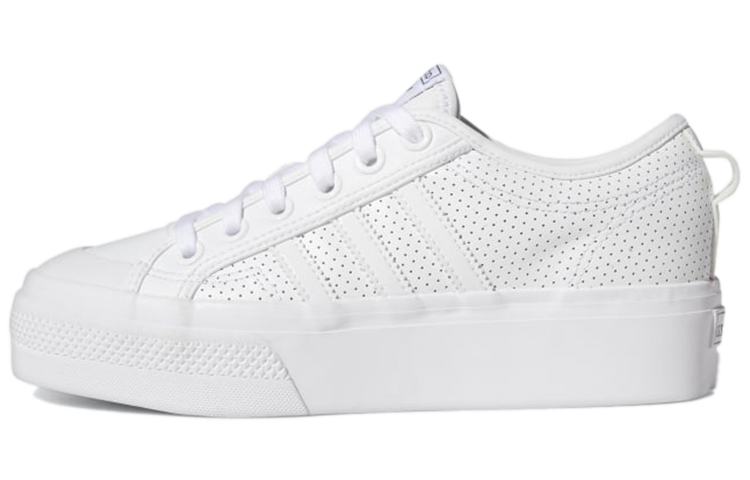 Adidas Wmns Nizza Platform 'Triple White Perforated' Women's