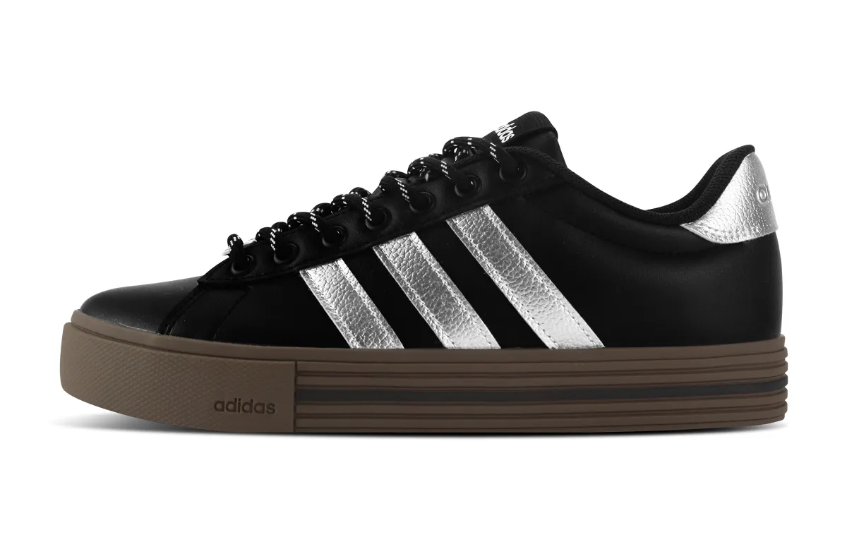 Adidas Daily 4.0 Low top Skateboard Shoes Unisex Black Silver