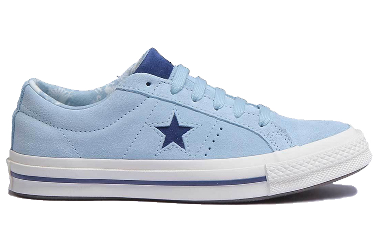 Кеды Converse One Star Ox (водно-голубые) — фото 2