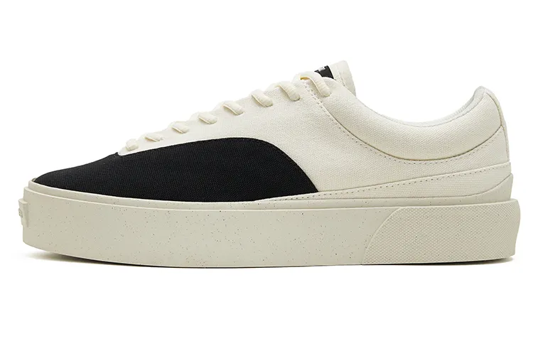 EQLZ EQUALIZER Fault 22 Lo Fabric Low top Skateboard Shoes Unisex White Black